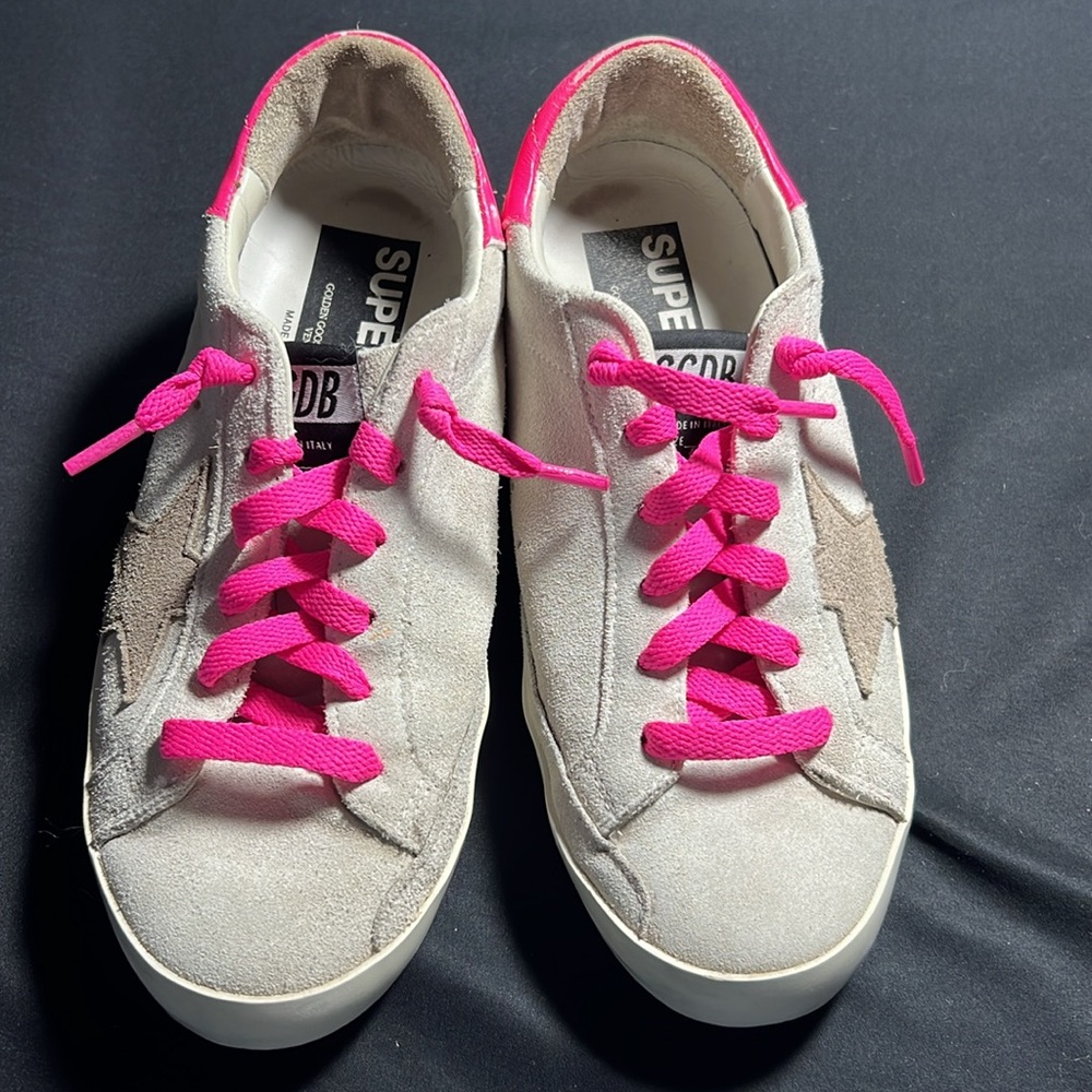 Golden Goose Pink tan suede Superstar 36 - Picture 3 of 11